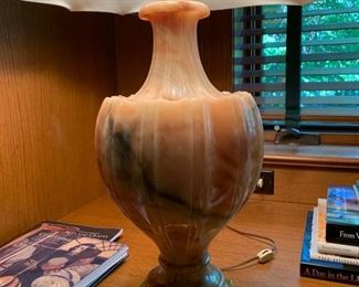 45. Alabaster Column Lamp (35") 