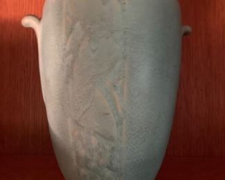 231. Antique Arts & Crafts Vase Signed Piece (10")
