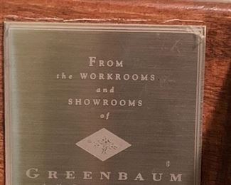 90. Greenbaum Distressed 5 Drawer Chest on Stand  (44" x 18" x 56")