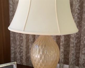 99. Pair of Murano Glass Lamps (31")