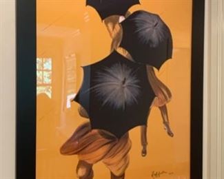 113. Parapluie-Revel Print (25" x 39")