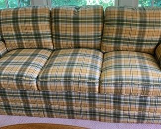 120. Charles Stewart Co. 3 Cushion Sofa (74" x 36" x 34")