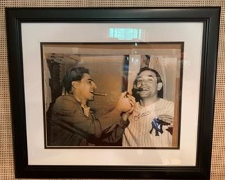 313. Yogi Berra and Phil Rizzuto Signed Photo (13x10")