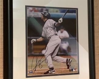 314. Alex Rodriguez 1st Yankee Home Run Signed Certificate of Authenticity (8" x 10")