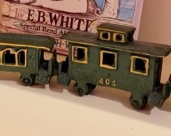296. Antique Cast Iron Train (20")