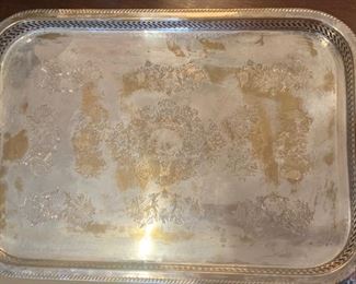 276. Silver Plate Tray