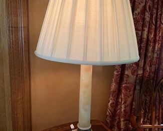 45. Alabaster Column Lamp (35") 