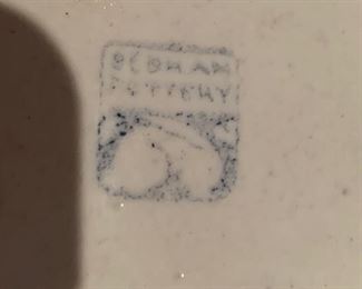 408. Dedham Pottery Crackle Bunny Rabbit Plates. Set of 6 (10")