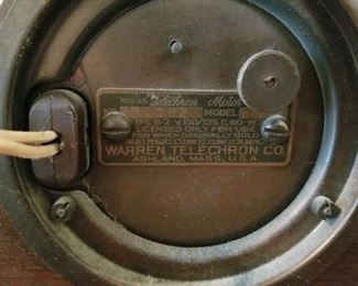 Vintage Telechron Clock Warren Telechron Co.