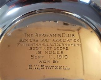 Sterling Silver Bowl from Sept 11 1919