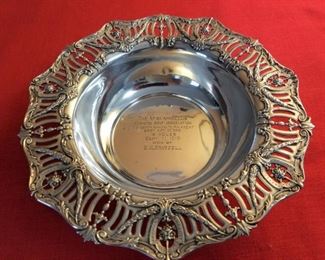 Sterling Silver Bowl from Sept 11 1919