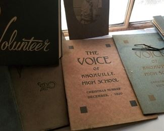 1920 Knoxville High School Books/Albums