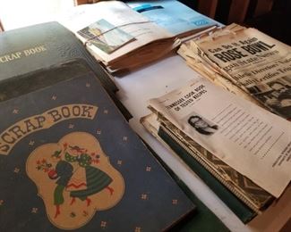 Vintage Books and Scrap Books