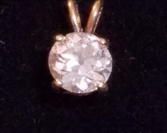 1.5 Carat I1 Diamond Pendant