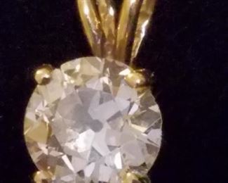 1.5 Carat I1 Diamond Pendant