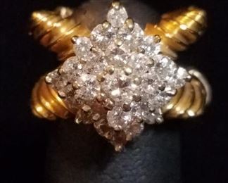 14k and Diamond Ring