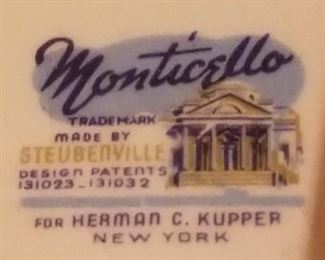 Monticello China
