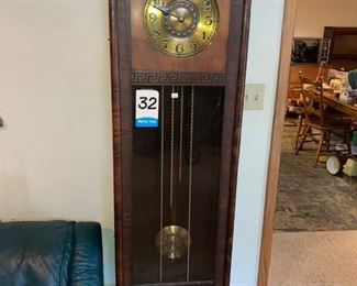 deco grandfather clock