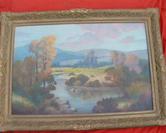 large California oil painting by W Frederick Jarvis