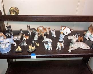 dog figurine collection