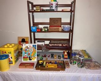vintage games, puzzles, toys and marbles
