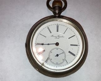 late addition - very high quality pocket watch made by Henry Beguelin Locle