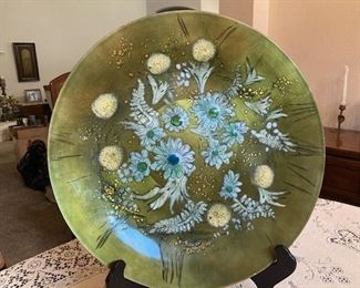 large enamel plate