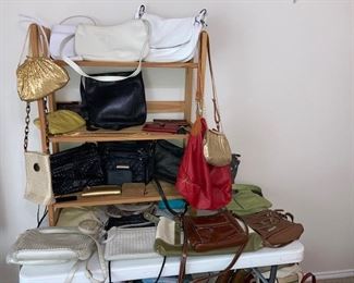 selection of purses