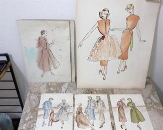 Fashion originals ca 1947. There are about 20 pieces