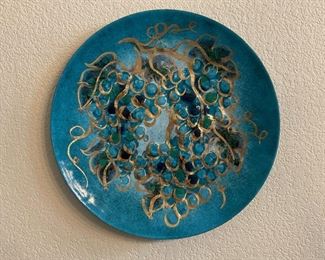 another enamel on copper piece by Mesick studios in California