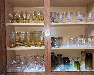 vintage glassware