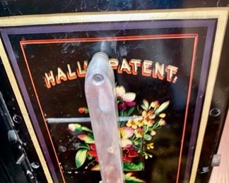 Lot 2102 $500.00 Hall's Safe and Lock Co. Inside Handle and Graphics. This item is VERY VERY HEAVY. We will NOT be moving it for you.