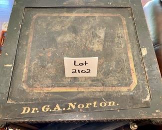 Lot 2102 $500.00 Hall's Safe and Lock Co. Top View. This item is VERY VERY HEAVY. We will NOT be moving it for you.