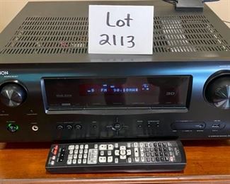 Lot 2113 $195.00 Awesome Denon AVR-1911 7.1 3D Pass-through Surround AV Receiver w/ Remote Control.