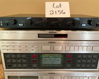Lot 2156 $3000.00 Extremely Studer ReVox Sound System infrared controlled Stereo System. B286 - Tuner/Preamplifier and B203 - Timer controller