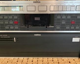 Lot 2156 $3000.00 Extremely Rare Complete Studer ReVox Sound System infrared controlled Includes: B242 - Power Amplifier
B215 - Cassette Deck
B286 - Tuner/Preamplifier
B203 - Timer controller
B205 - Remote Control
B202 - IR Receiver