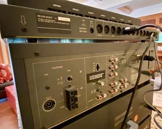 Lot 2156 $3000.00 Extremely Studer ReVox Sound System infrared controlled Stereo System. Back Panel View of System.