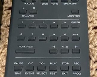 Lot 2156 $3000.00 Extremely Studer ReVox Sound System infrared controlled Stereo System. One of 2 Remote Controls B-205