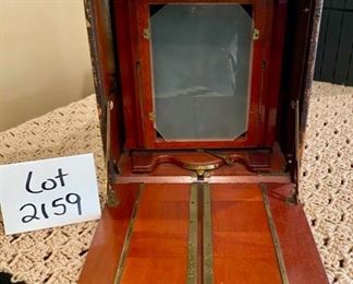 Lot 2159 $125.00 Rochester Optical Co. Victor, Large Format Camera Premo Back, Red Bellows