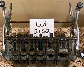 Lot 2162 $150.00 Antique Lamson 1890's coin changer/vending sorter from a bank in Pena, IL