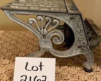 Lot 2162 $150.00 Antique Lamson 1890's coin changer/vending sorter from a bank in Pena, IL