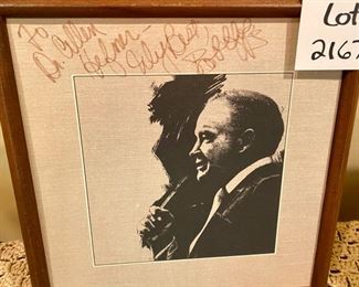 Lot 2167 $25.00 Bob Hope and Friends, 3 album Set. Photo Signed by Bob Hope on Cover