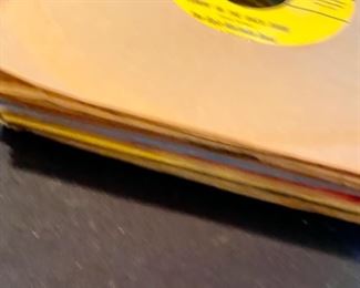 Lot 2178, $20.00 Lot of 23 "45 rpm" records mostly from the 1950's but does include "Me & Bobby McGee" by Janis Joplin. Also, 3 Sesame Street records.