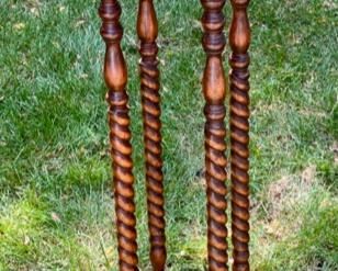 Lot 2189 $65.00 Vintage Fern stand with barley twist legs. Cute