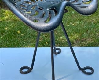 Lot 2195 $100.00. Parlin & Orendorff Co. Canton, IL - Cast iron tractor seat stool. A very cool seat!