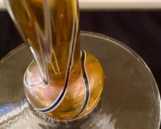 Lot 2149 Asking $195.00 1999 Craig Zweifel Studio Art Glass translucent vase, signed. Similar vase on ebay sold for $270. Signed.
