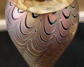Lot 2149 Asking $195.00 1999 Craig Zweifel Studio Art Glass translucent vase, signed. Similar vase on ebay sold for $270