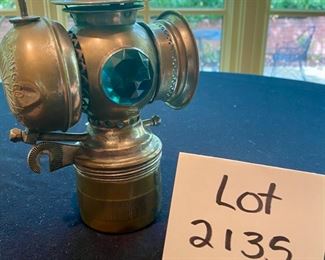Lot 2135. $95.00. Solar Automobile Car lamp by Badger Brass Mfg. Co. Kenosha, WI c. 1899-1910 - could be a bicycle or motorcycle lamp as well, good cond.