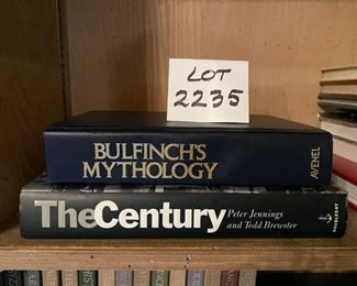 Lot 2235 $15.00. Two Big Coffee Table Books: "The Century" by Peter Jennings and Bulfinch's Mythology
