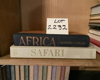 Lot 2232 $12.00. 2 Awesome Books: Africa, by Sanford J. Unger & Safari. by Bartle Bull. Amazing books!